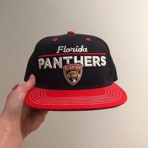 Boys/Girls Florida panthers flat cap adjustable hat.